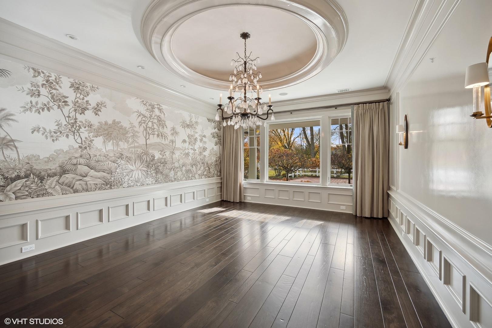 931 Sunset Road Winnetka, IL 60093 - Photo 19 of 42 a view of an empty room with wooden floor and a window