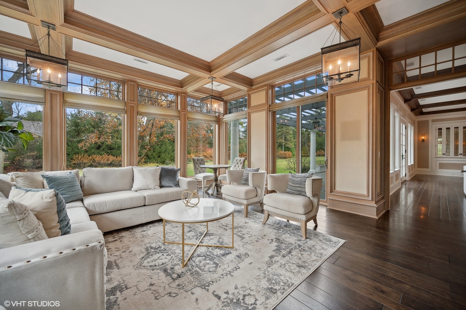 931 Sunset Road Winnetka, IL 60093 - Photo 21 of 42 a living room with furniture and a large window