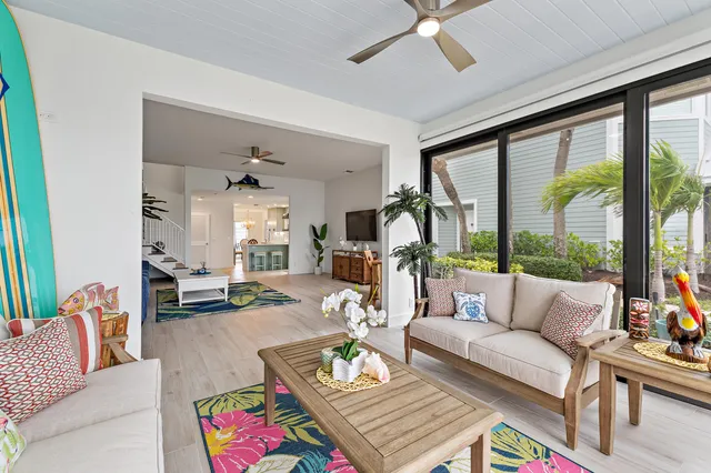 a view of a terrace with chairs