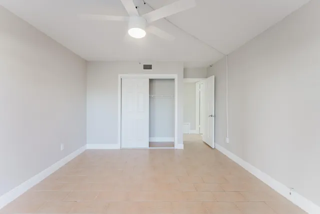 a view of an empty room