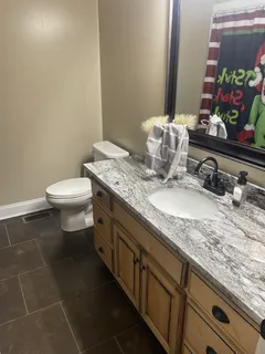 a view of a backyard with a garden