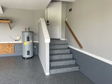 a view of lake with green space