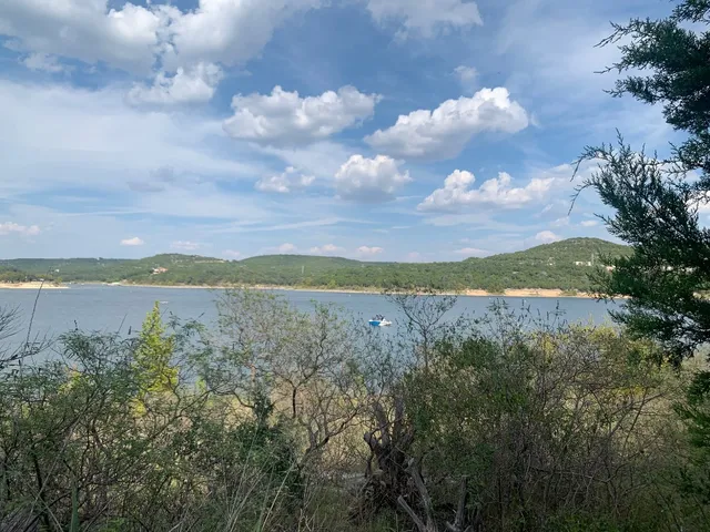 a view of a lake with a lake