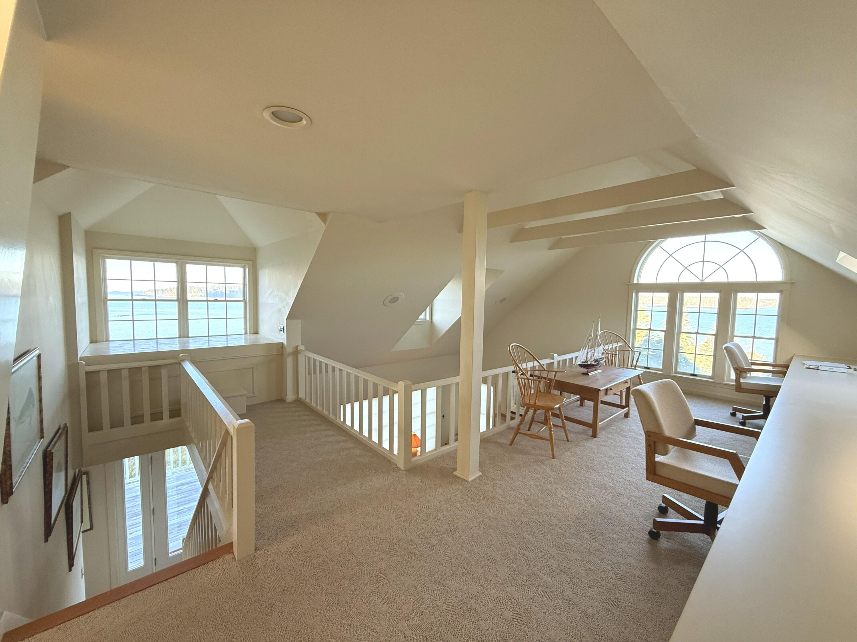 613 Yoho Head Road Machiasport, ME 04655 - Photo 33 of 97 Second Level Office with Ocean Views