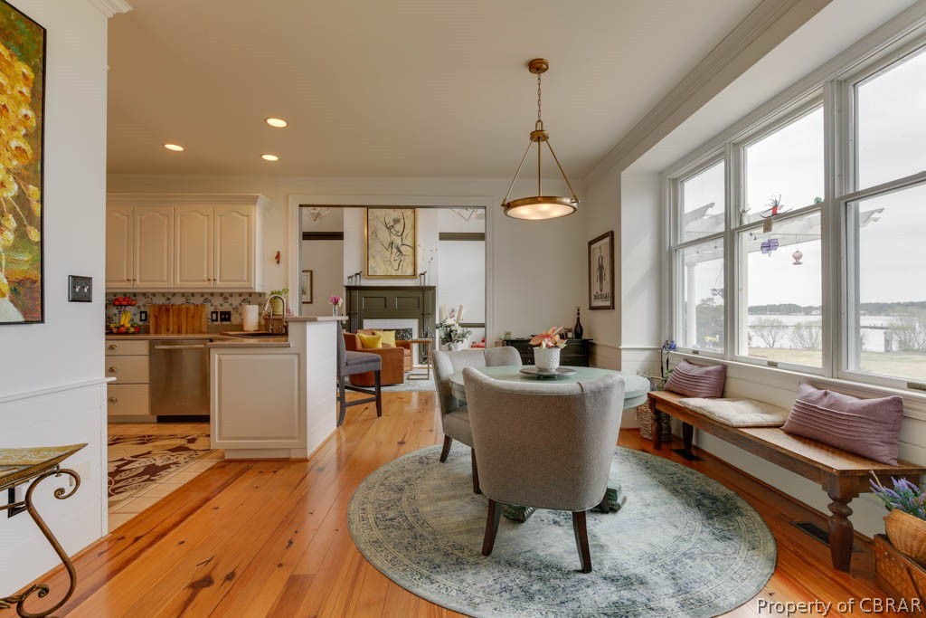 3459 Stonewall Road Hayes, VA 23072 - Photo 20 of 50 What a sweet dining space with a gorgeous view of the river