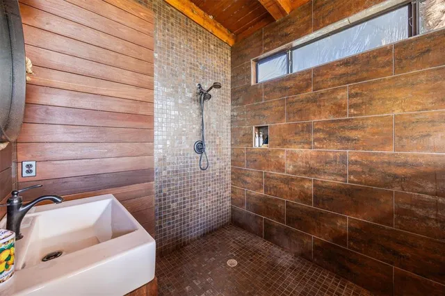 a close view of walk in closet