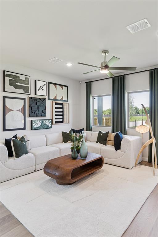 1855 Balfour Bend Forney, TX 75126 - Photo 9 of 28 Living Room in the Magnolia home plan by Trophy Signature Homes – REPRESENTATIVE PHOTO