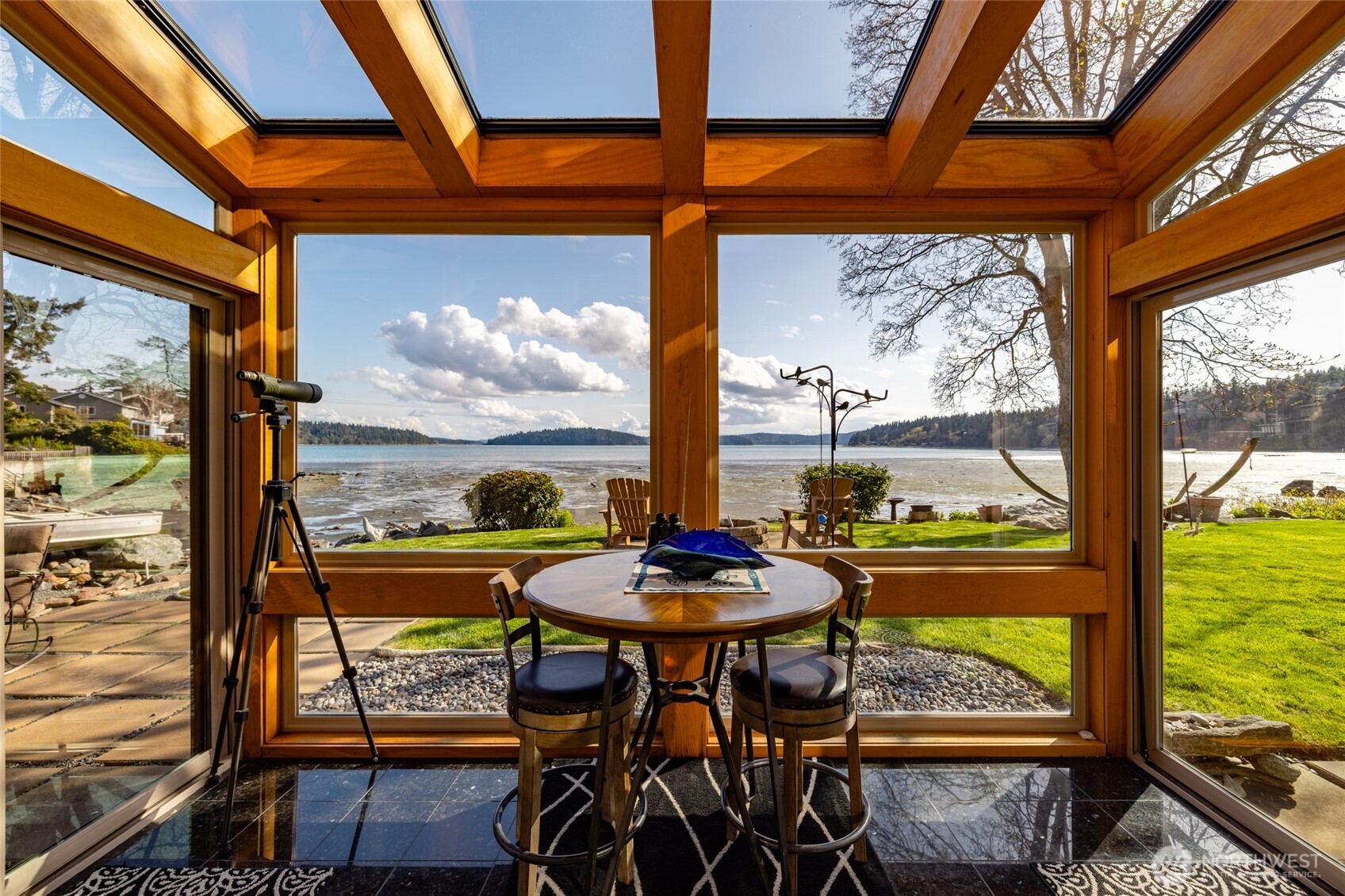 13207 Satterlee Road Anacortes, WA 98221 - Photo 9 of 40 a view of a room with furniture and wooden floor