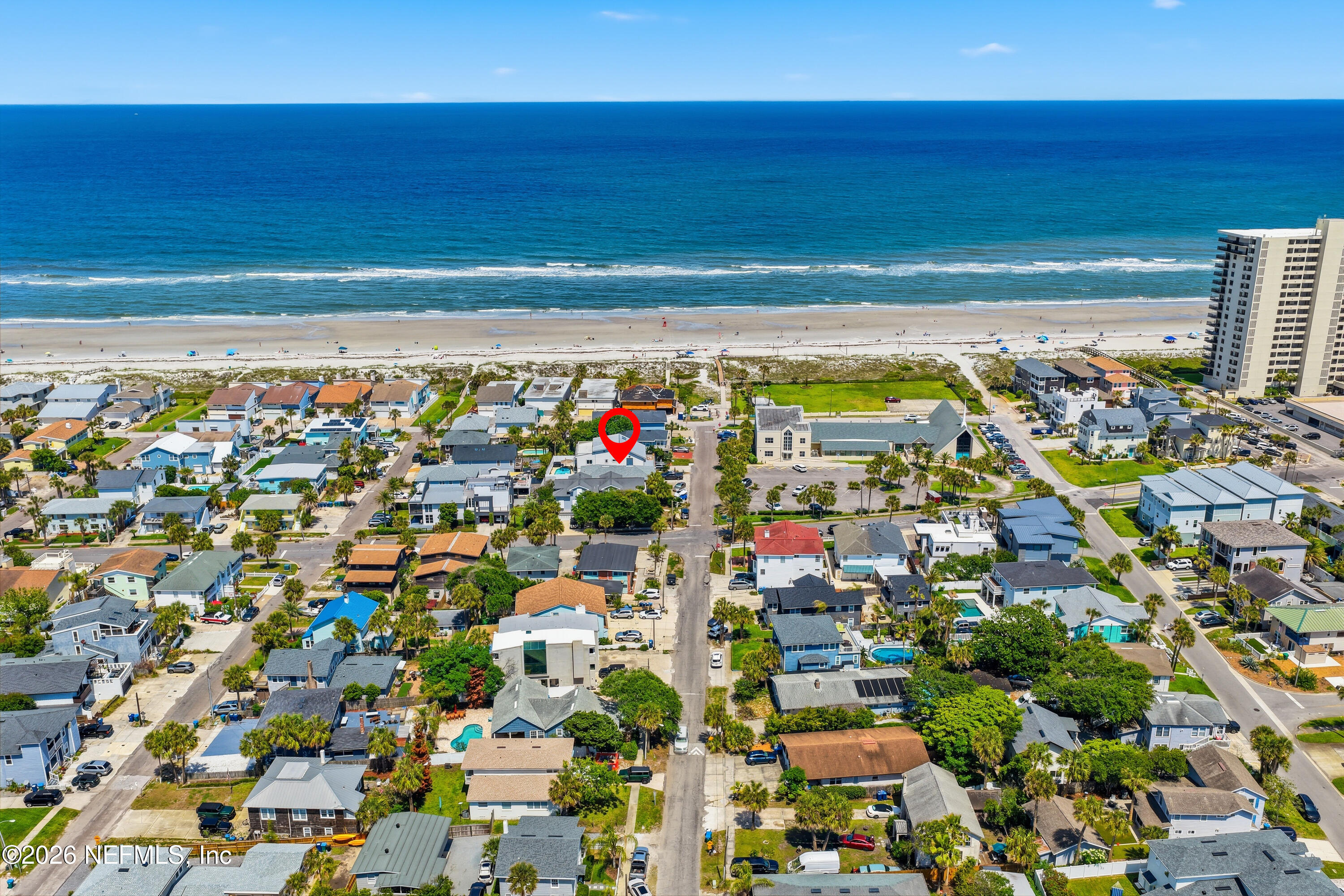 124 Hopkins Street Neptune Beach, FL 32266 - Photo 29 of 44 a view of a city