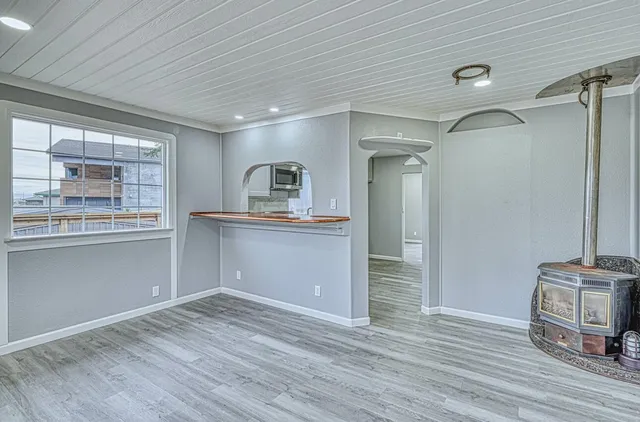 a front view of a house with a garage