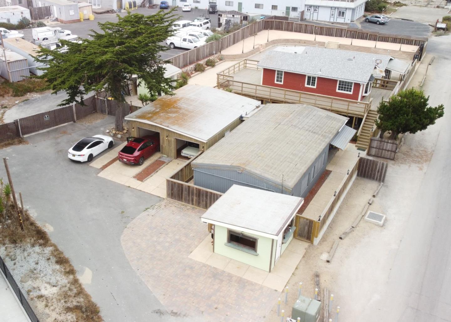7550 Sandholdt Road Moss Landing, CA 95039 - Photo 67 of 85 an aerial view of a house with swimming pool