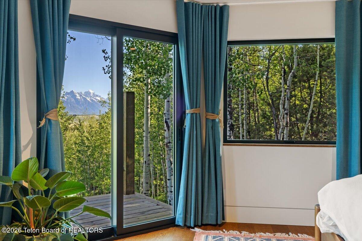 855 North Bar Y Road Jackson, WY 83001 - Photo 28 of 56 Balcony off Bedroom