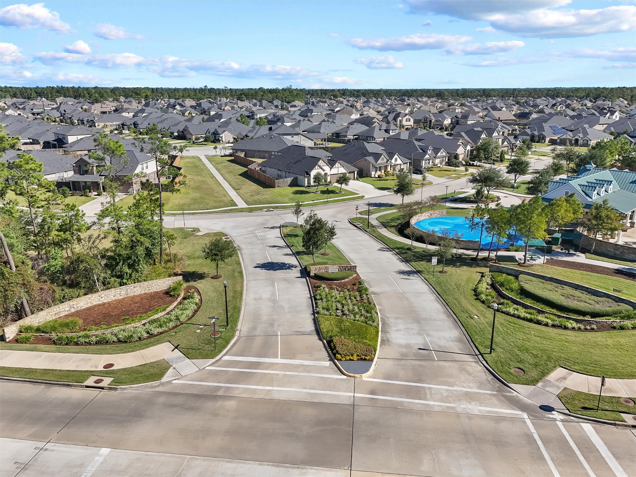 3841 Enchanted Timbers Lane Spring, TX 77386 - Photo 22 of 28 a view of a swimming pool