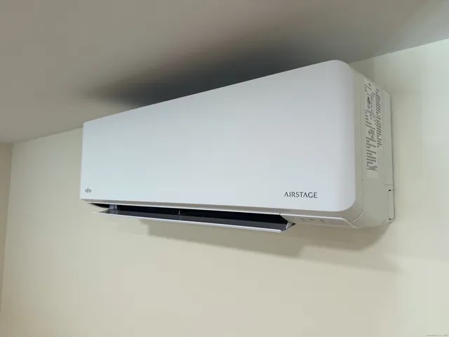 a close up of a wall