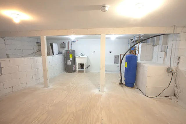 a view of a storage & utility room