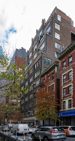 a view of a building with a porch