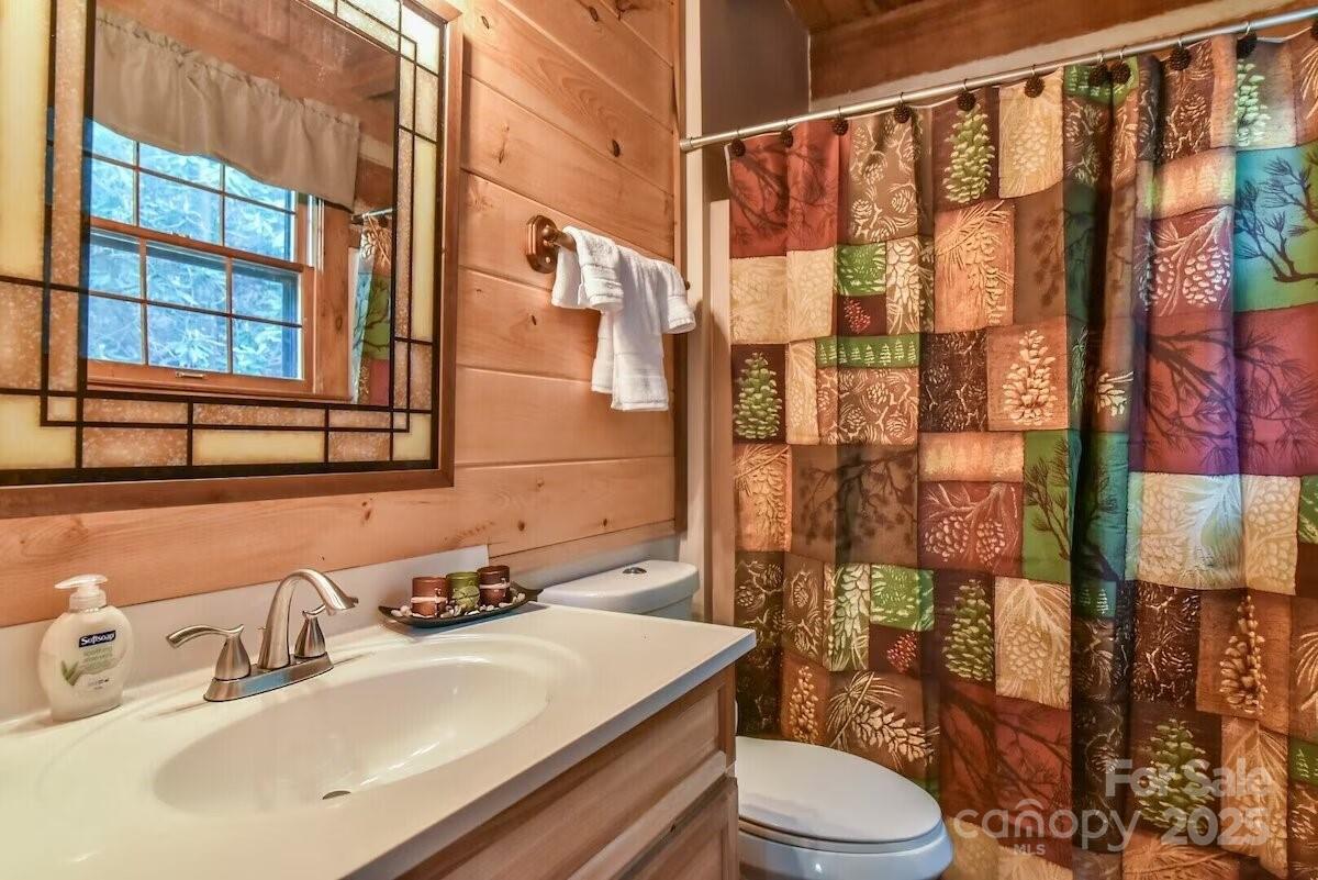 48 Buck Ridge Road Fairview, NC 28730 - Photo 14 of 38 a bathroom with a sink toilet and shower