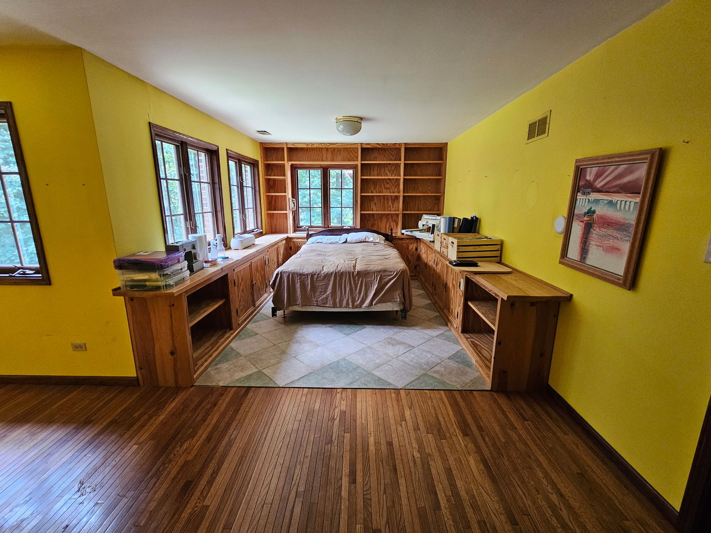 22775 Sherman Road Steger, IL 60475 - Photo 18 of 23 a bed room with a bed and wooden floor