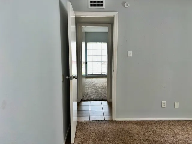 a view of an entryway door