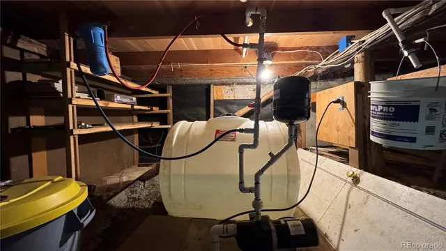 a room with gym equipment