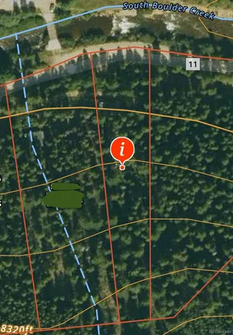 a view of small space and pool