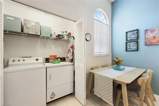 a view of kitchen and utility room