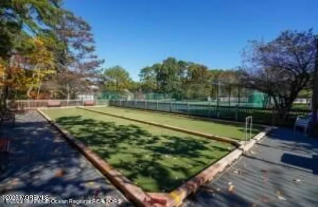 a view of a backyard with a garden