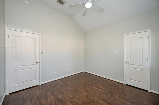 wooden floor in an empty room