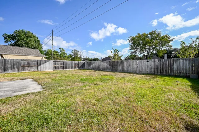 a swimming pool with outdoor space