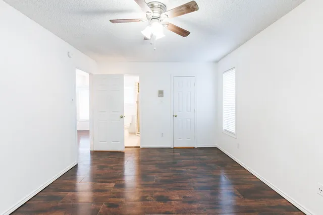 a view of a rack on the wall