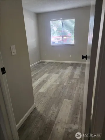 a utility room with a washer and dryer