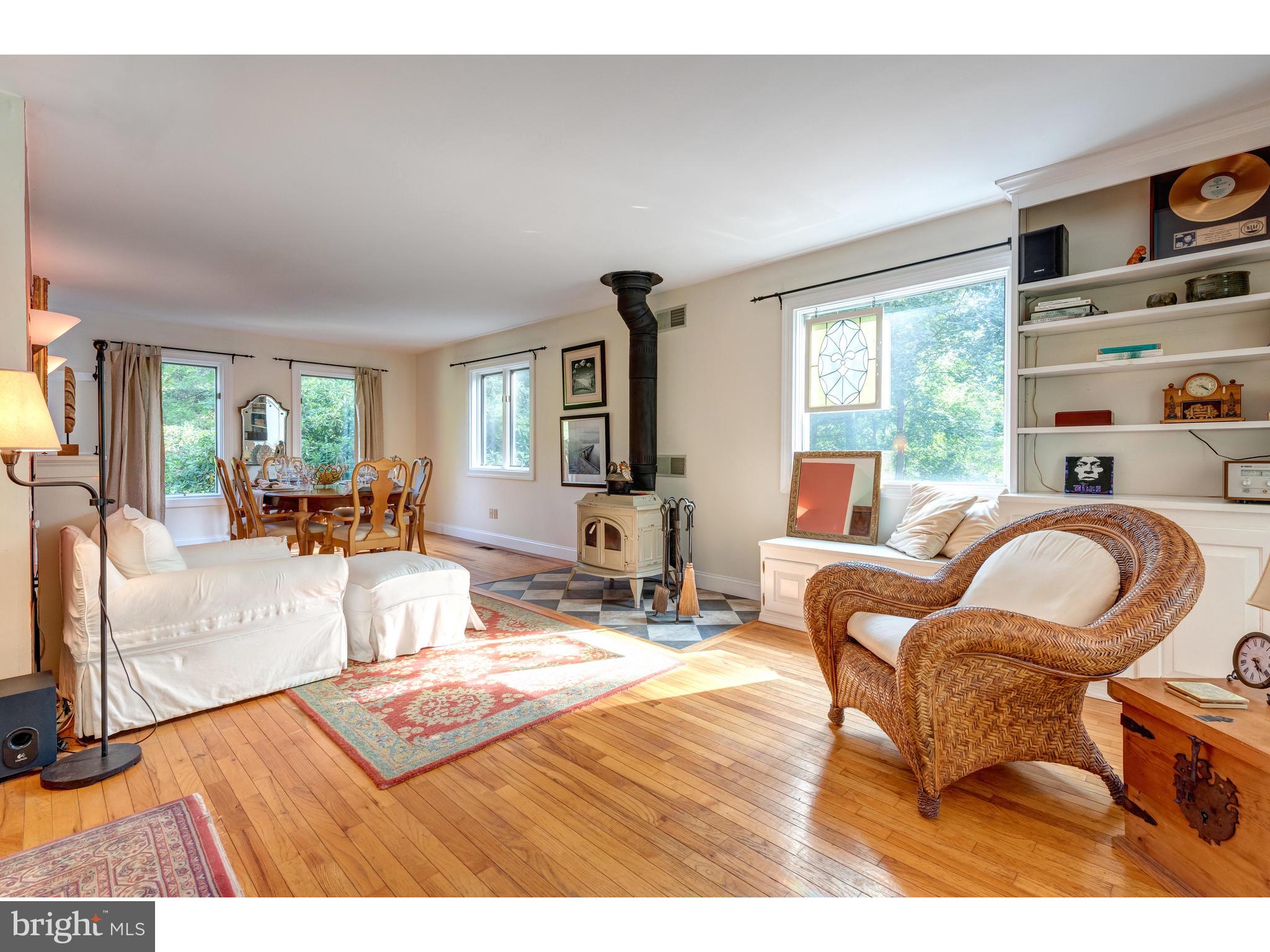 5 Diamond Rock Road Phoenixville, PA 19460 - Photo 12 of 34 wood stove warms this entire room in the winter