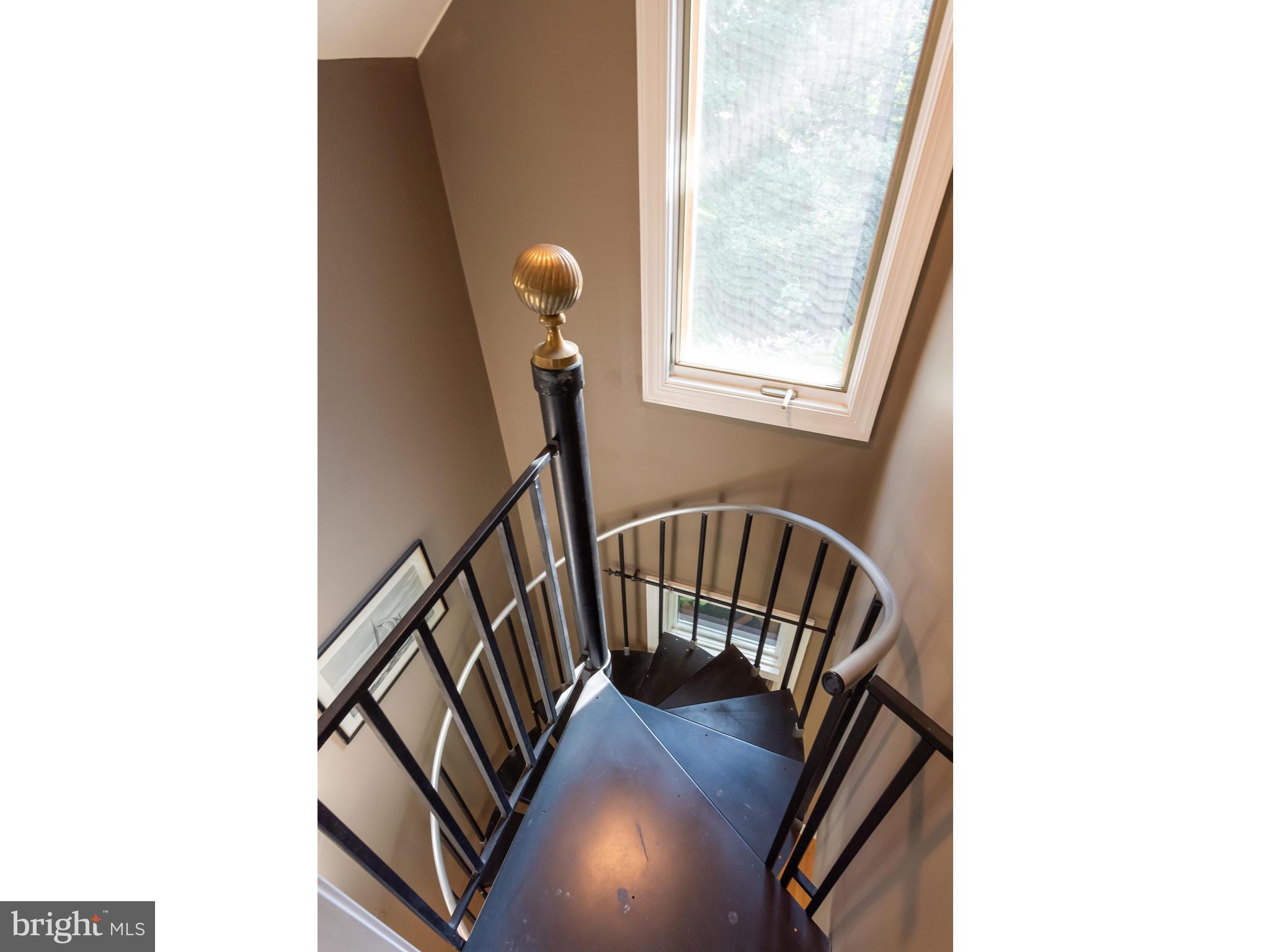 5 Diamond Rock Road Phoenixville, PA 19460 - Photo 16 of 34 spiral stairs up to flex room- office or 4th bdrm