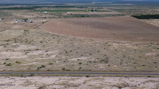 a view of a dry yard