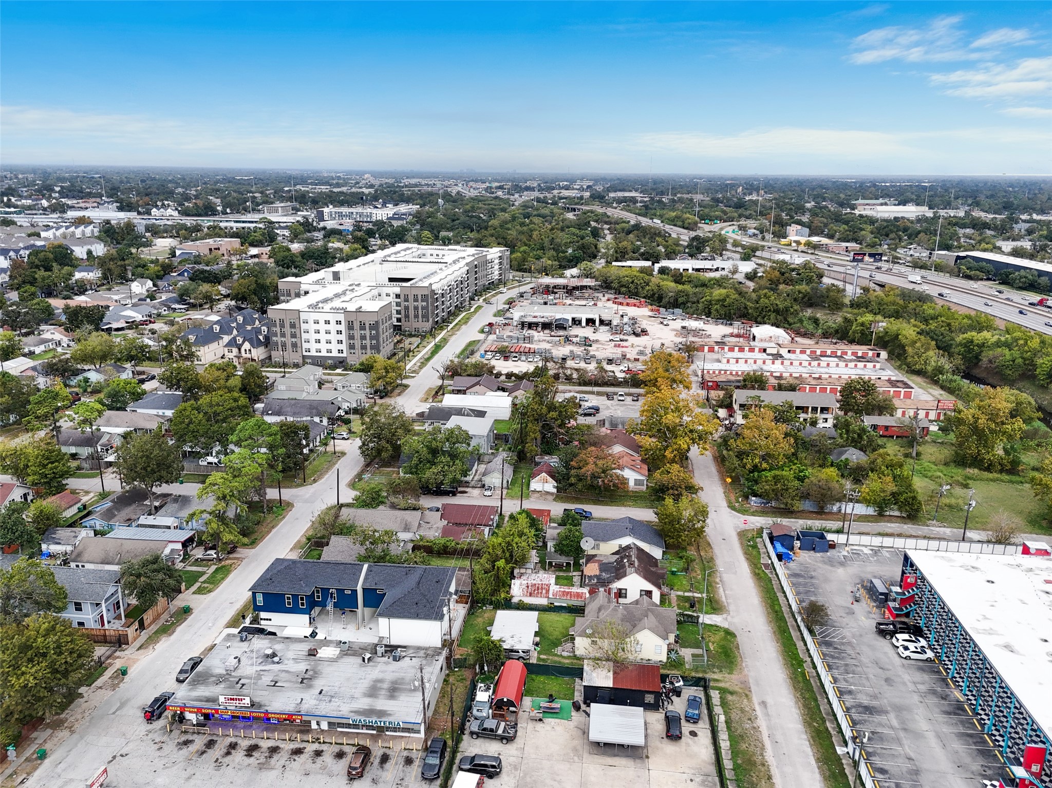 1408 Enid Street Houston, TX 77009 - Photo 48 of 50 an aerial view of a city