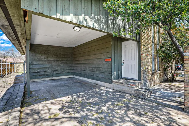 a view of a small space