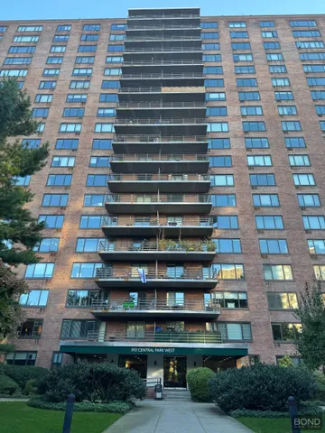 a front view of a building