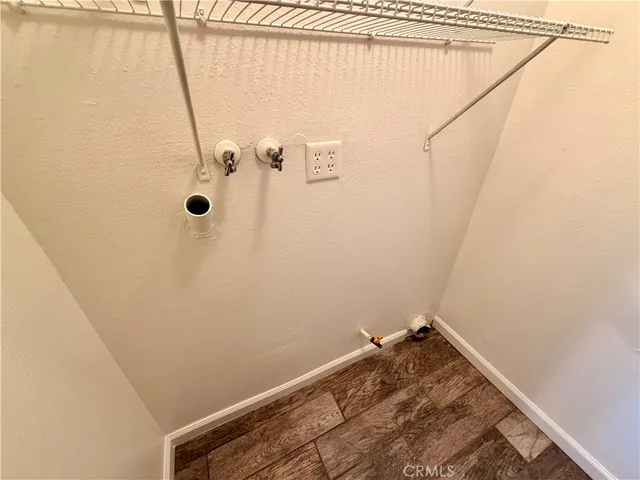 a view of a room with door