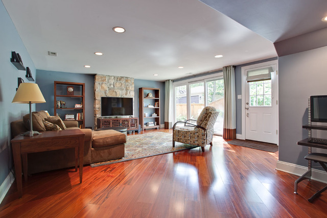 1212 Kenton Road Deerfield, IL 60015 - Photo 9 of 24 a living room with furniture and a flat screen tv