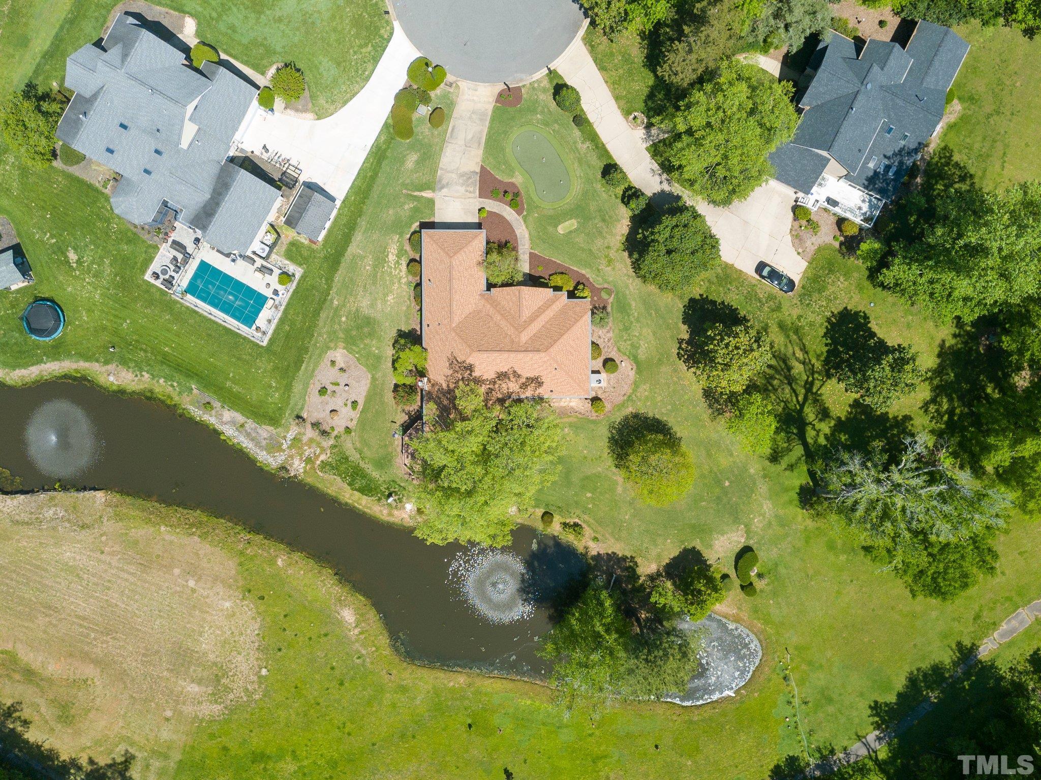 7801 Hogan Drive Wake Forest, NC 27587 - Photo 10 of 51 an aerial view of a house