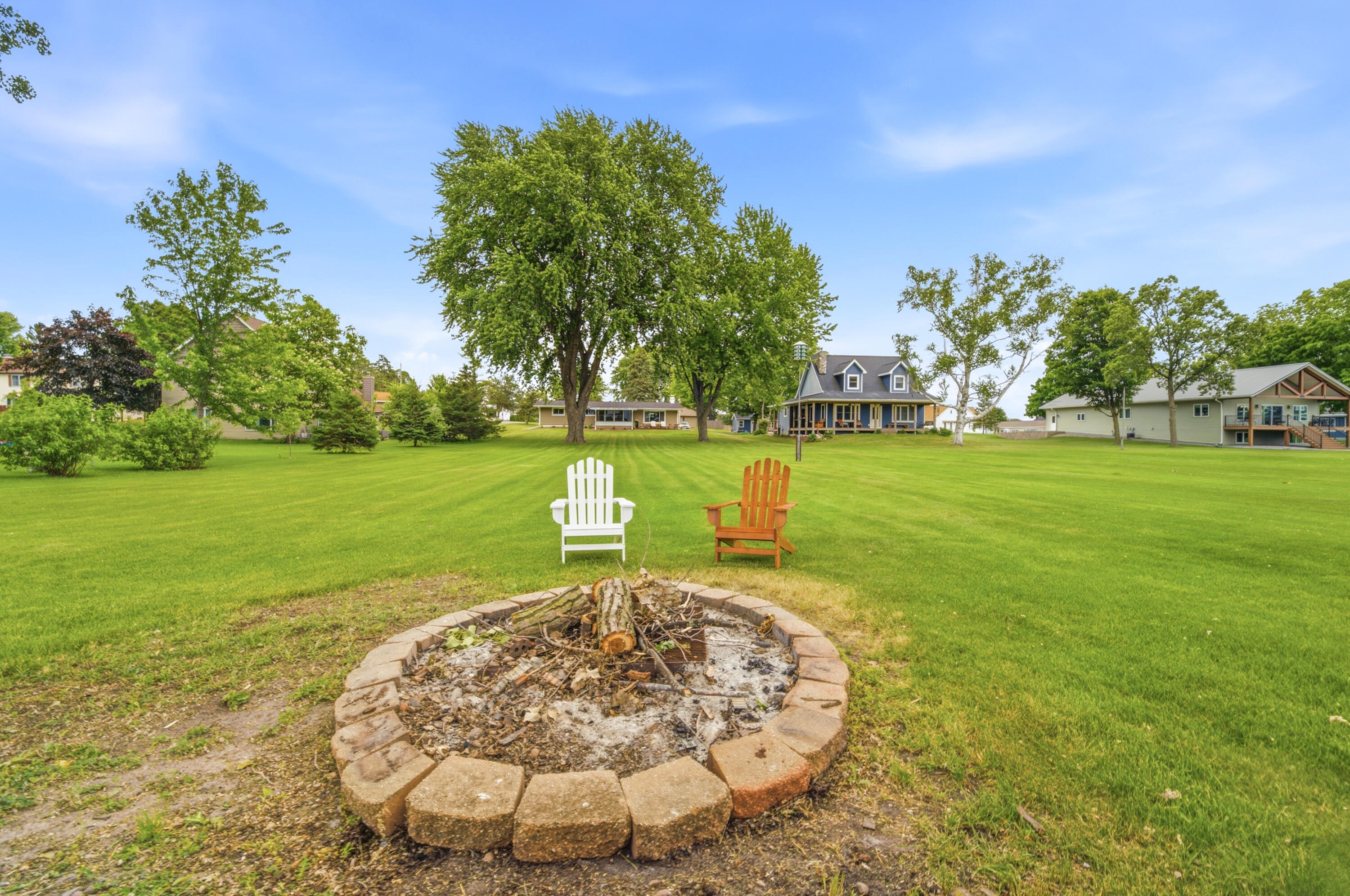 6121 Black Wolf Point Road Black Wolf, WI 54902 - Photo 50 of 85 Firepit