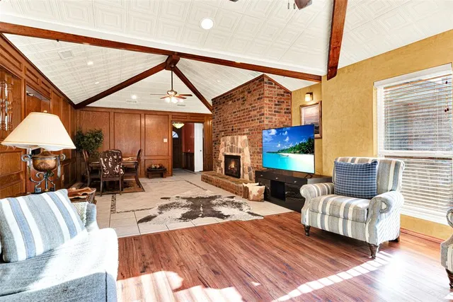 a view of outdoor space with seating area