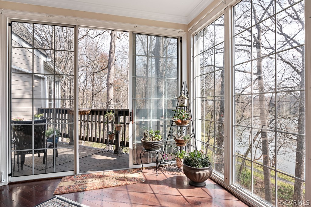 1767 Raintree Commons Drive Henrico, VA 23238 - Photo 6 of 27 a floor to ceiling window with wooden floor