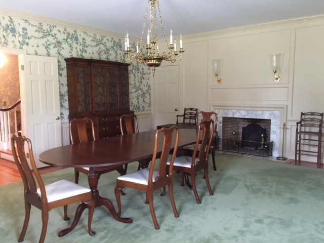 1940 Rivershore Road Elizabeth City, NC 27909 - Photo 11 of 36 Formal Dining Room with Marble Fireplace