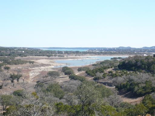 a view of an outdoor space with mountain view