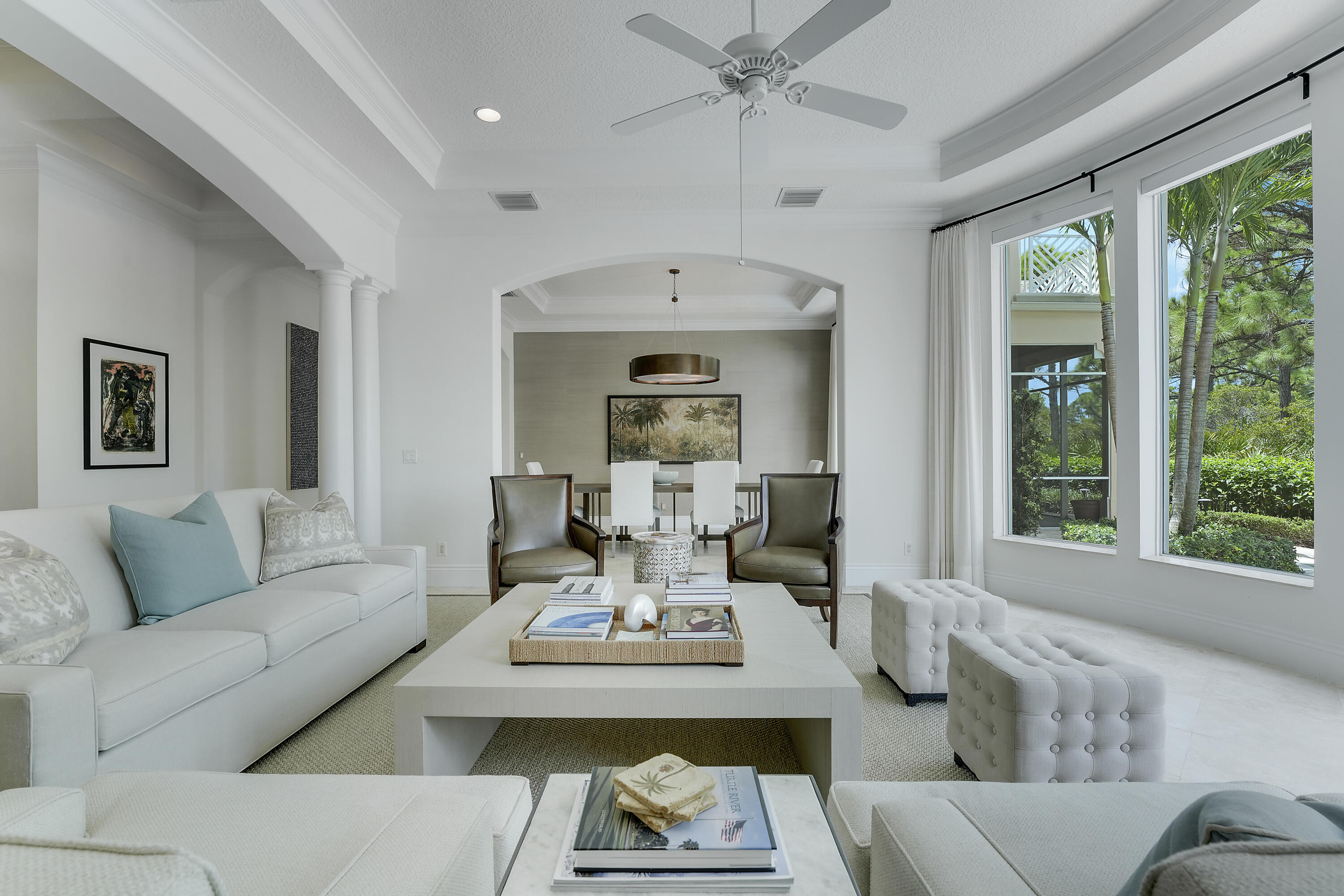 140 Tulip Tree Court Jupiter, FL 33458 - Photo 6 of 80 a living room with furniture and a large window