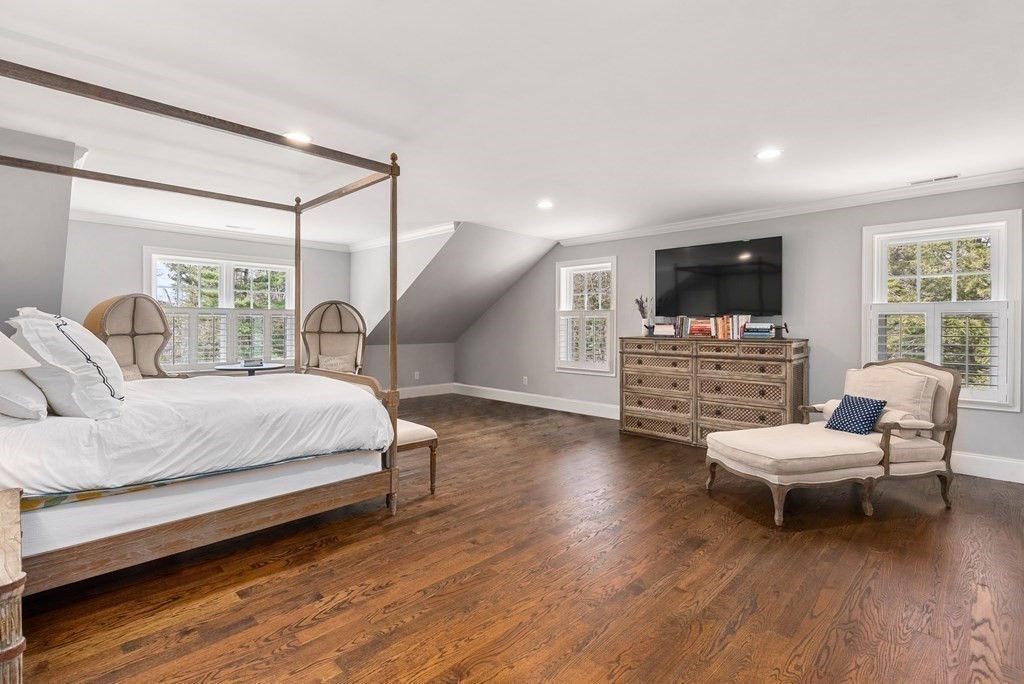 25 Byron Road Weston, MA 02493 - Photo 14 of 21 a bedroom with a bed window and a couch