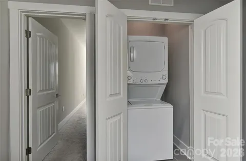 a front view of a house with a shower