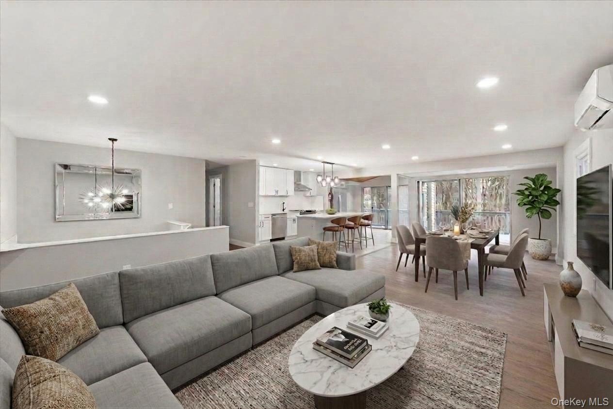 96 Fairmont Road Mahopac, NY 10541 - Photo 4 of 34 Staged Open-concept living/dining space on the main floor.