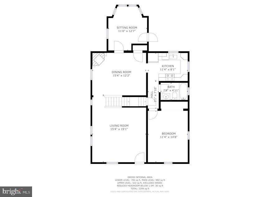 4265 Chapel Road Perry Hall, MD 21128 - Photo 29 of 32 Main Level Floor Plan